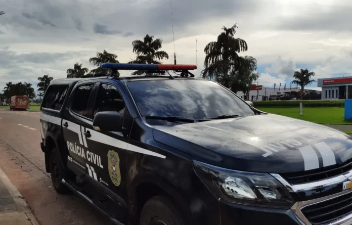 Viatura da Polícia Civil de MT — Foto: Polícia Civil