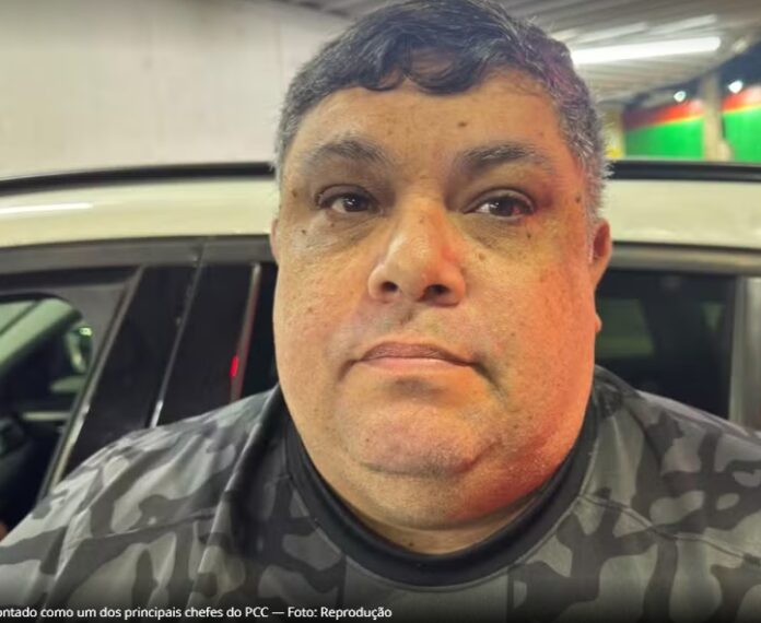 Ricardo Batista Ambrozio, de 44 anos, foi apontado como um dos principais chefes do PCC — Foto: Reprodução