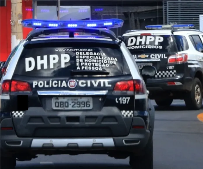 Delegacia de Homicídios e Proteção à Pessoa (DHPP) de Cuiabá investiga o caso — Foto: Polícia Civil