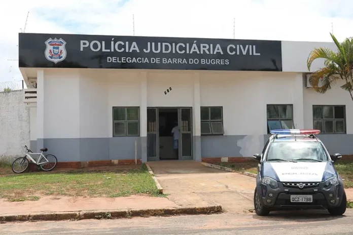 Delegacia Polícia Civil de Barra do Bugres investiga o caso — Foto: Polícia Civil de MT