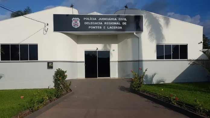 Delegacia de Pontes e Lacerda investiga o caso — Foto: Polícia Civil
